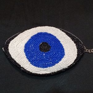 Evil Eye Beaded Purse